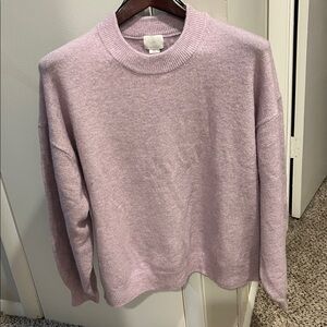 H&M Lilac Knit Sweater XL